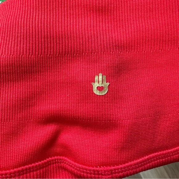 Spiritual Gangster women’s red legging size XS / S sculpt 7/8 length workout - Picture 6 of 6